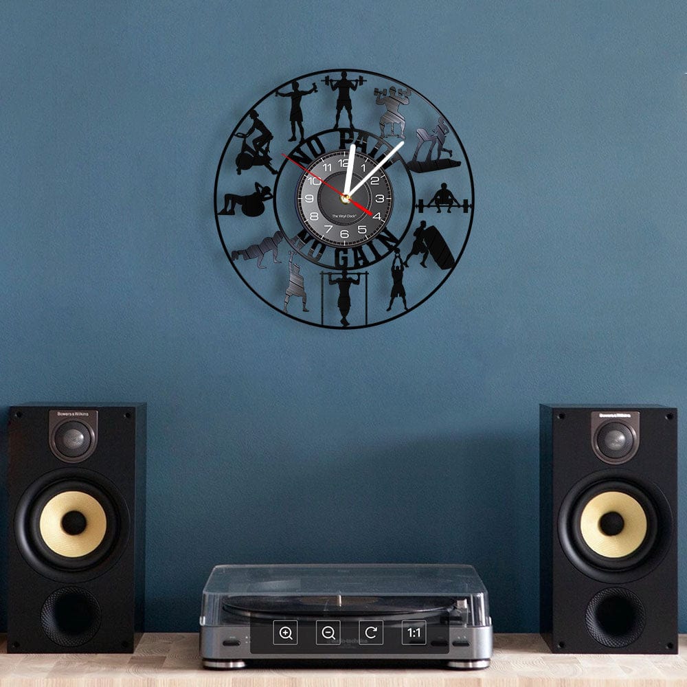 Retro Vinyl Wall Clock - ALLRJ