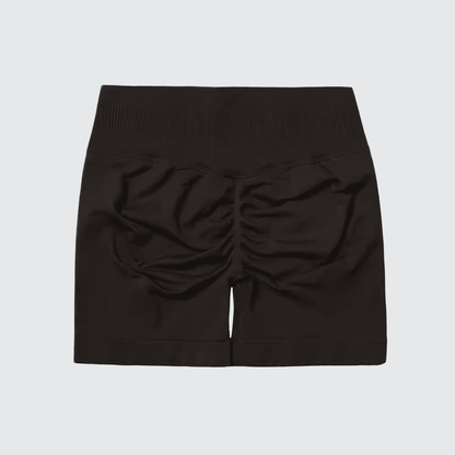 Allrj Seamless High-Waisted Yoga Shorts