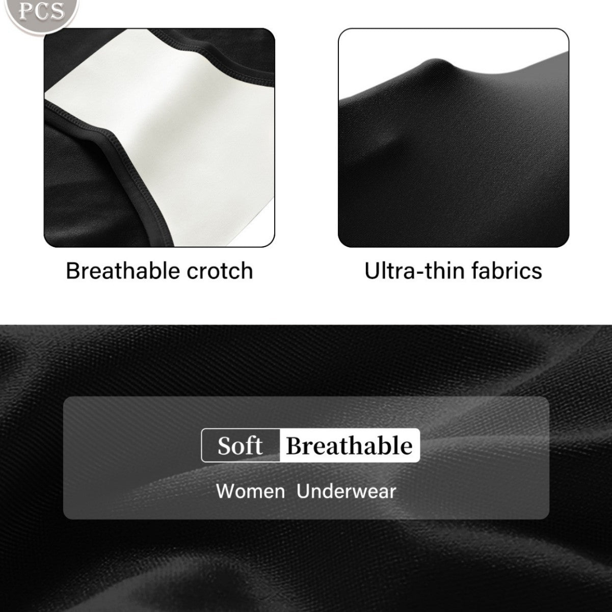 ALLRJ Women's High-Waisted Ultra Soft Tummy Control Comfort Briefs