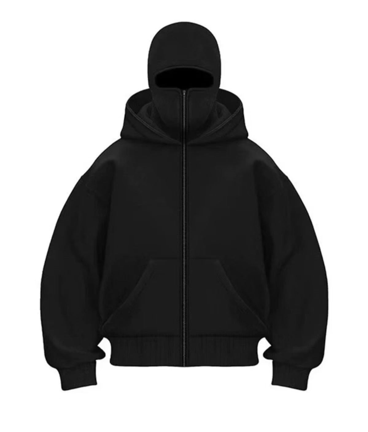 Allrj Brownsville Hoodie – Built-In Mask Street Zip Edition