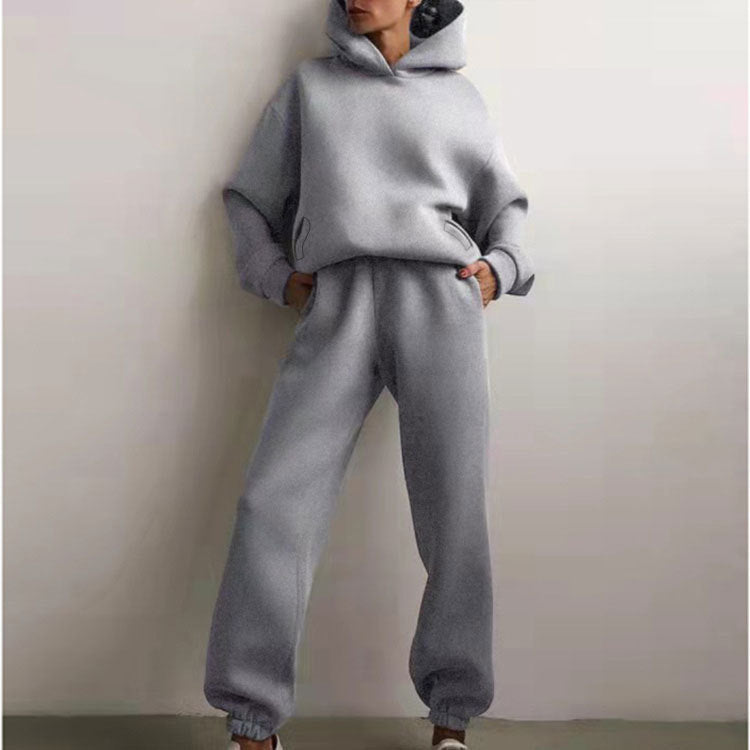 Lady Autumn Hoodie and sweat Set