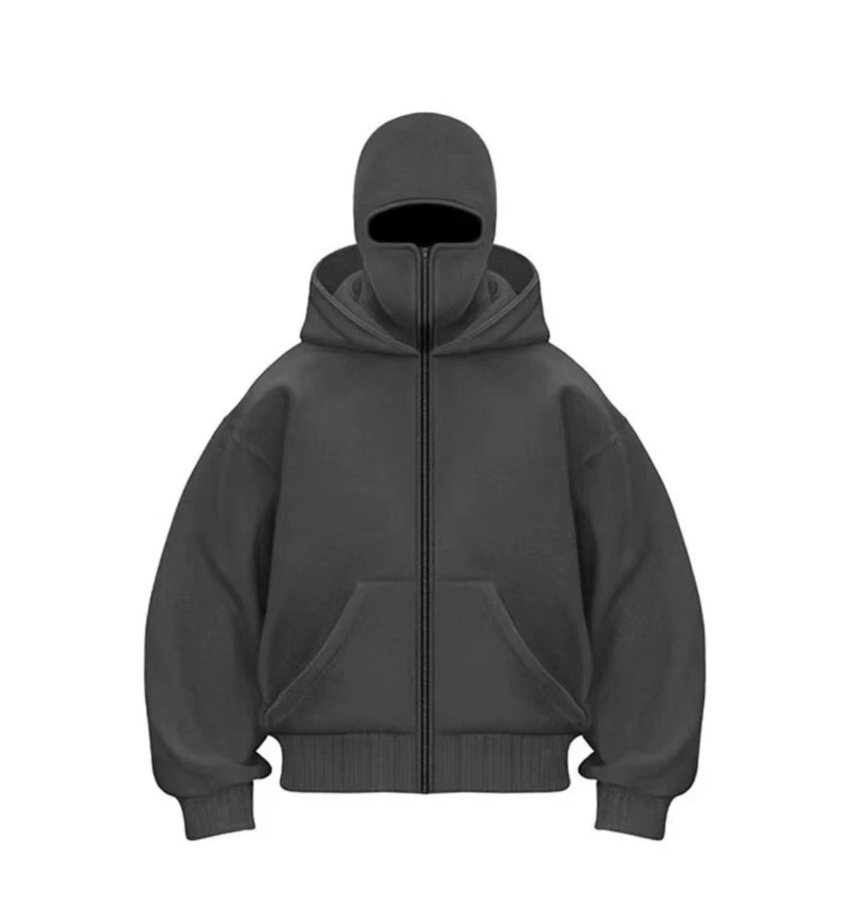Allrj Brownsville Hoodie – Built-In Mask Street Zip Edition