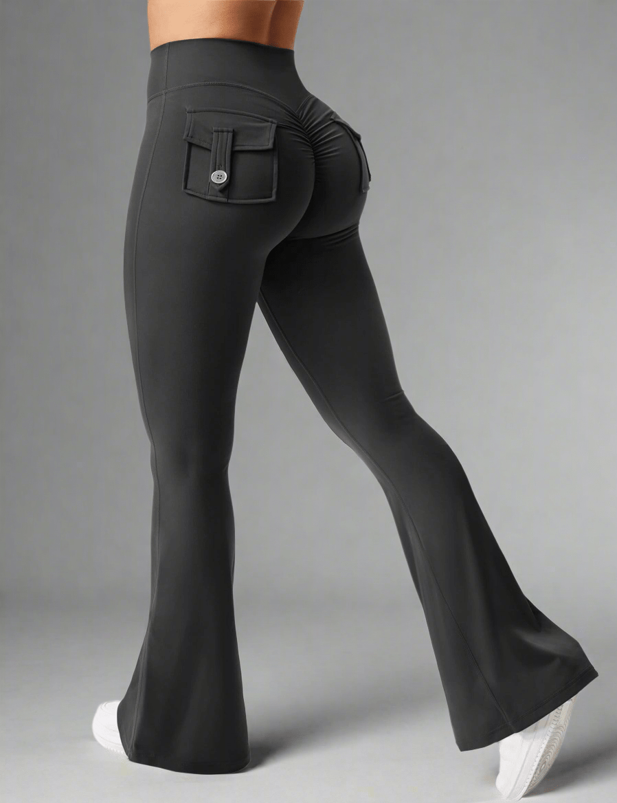 Allrj Flaired Pocket Leggings - ALLRJ