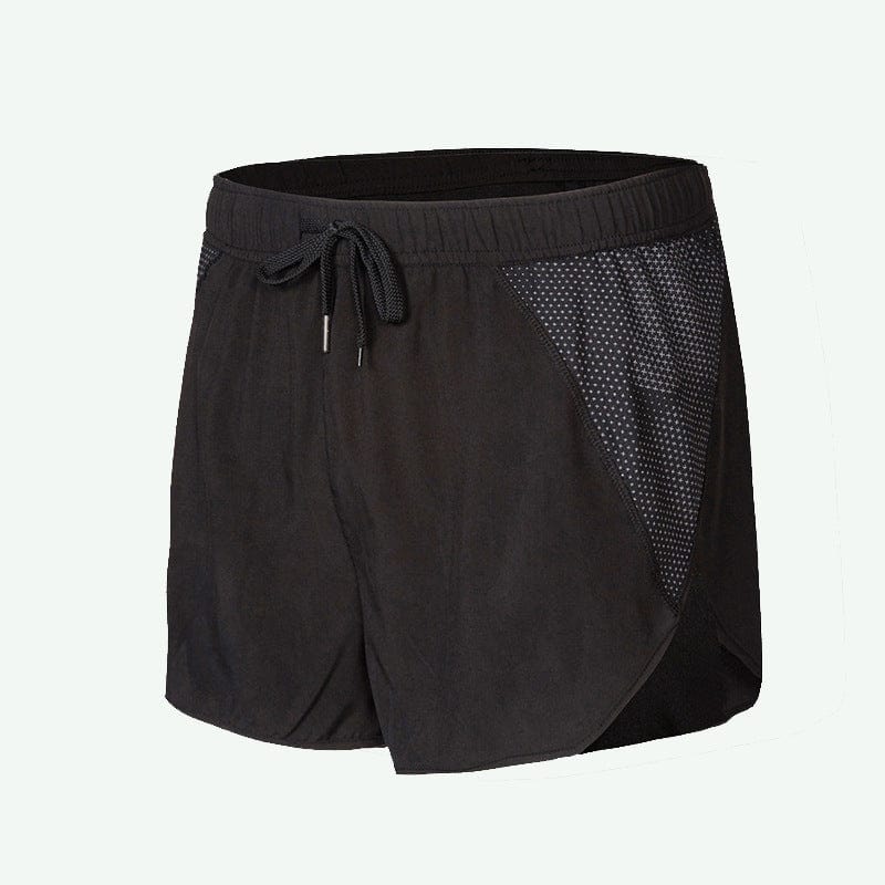 ALLRJ Black / 2XL Men's Breathable Quick Dry Sports Shorts
