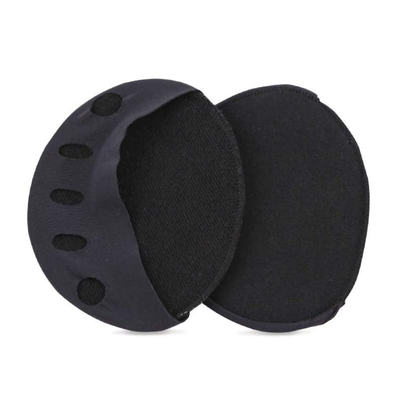ALLRJ Black Pain-proof Invisible Five-finger Socks Forefoot Pads Honeycomb Fabric Cushions