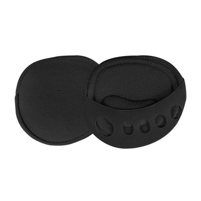 ALLRJ Black upgrade Pain-proof Invisible Five-finger Socks Forefoot Pads Honeycomb Fabric Cushions