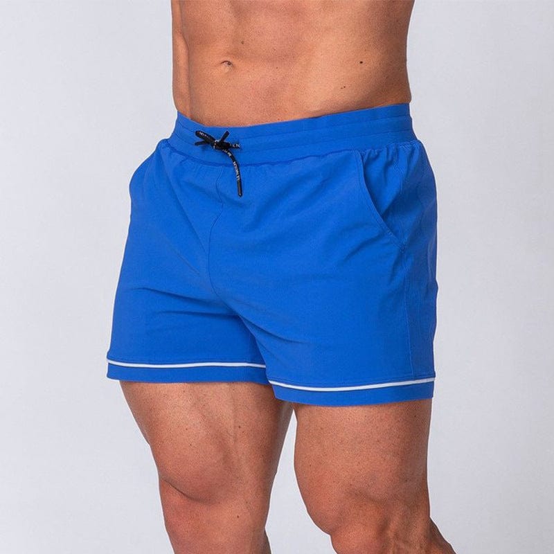 ALLRJ Blue / M Men's Sport Running Training Outdoor Beach Quick-dry Casual Shorts