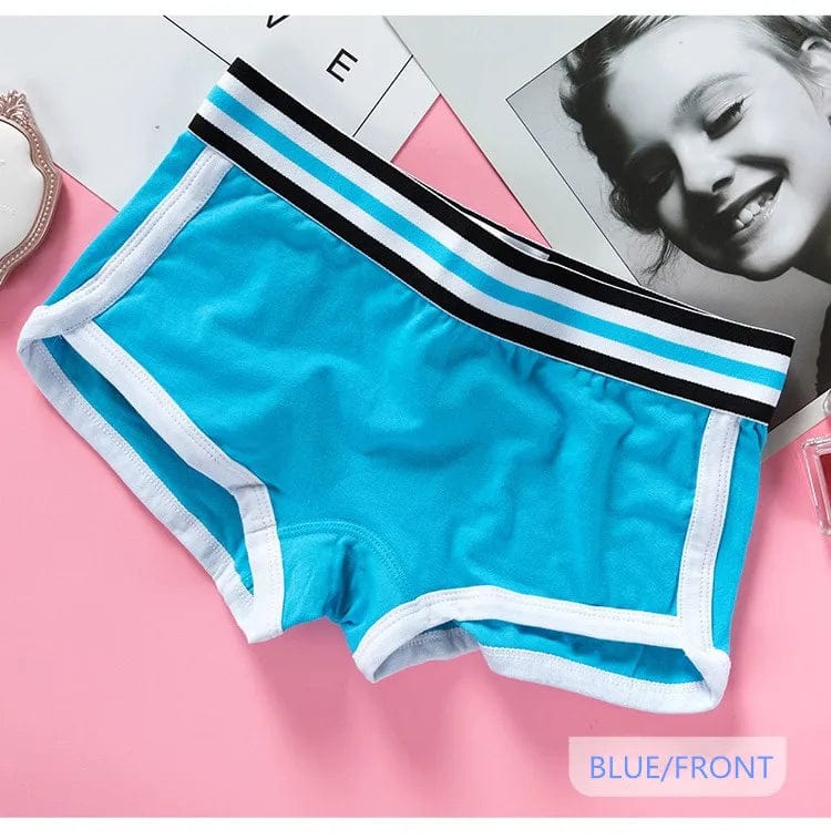 Allrj boy shorts blue / M(35-45kg) / CHINA | 1pc Women's Mini Sports shorts