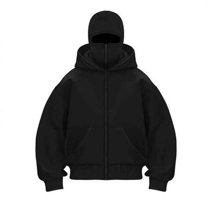 Allrj Brownsville Hoodie – Built - In Mask Street Zip Edition - ALLRJ
