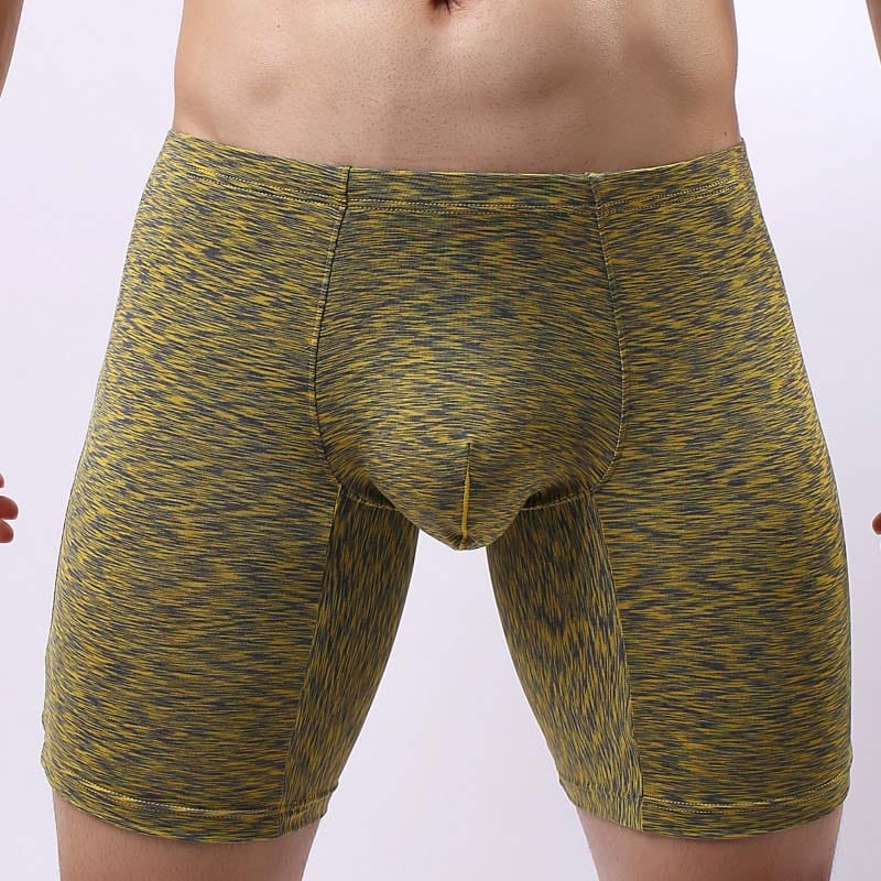 ALLRJ Compression shorts Yellow / 2XL Men's Low waist spankdex