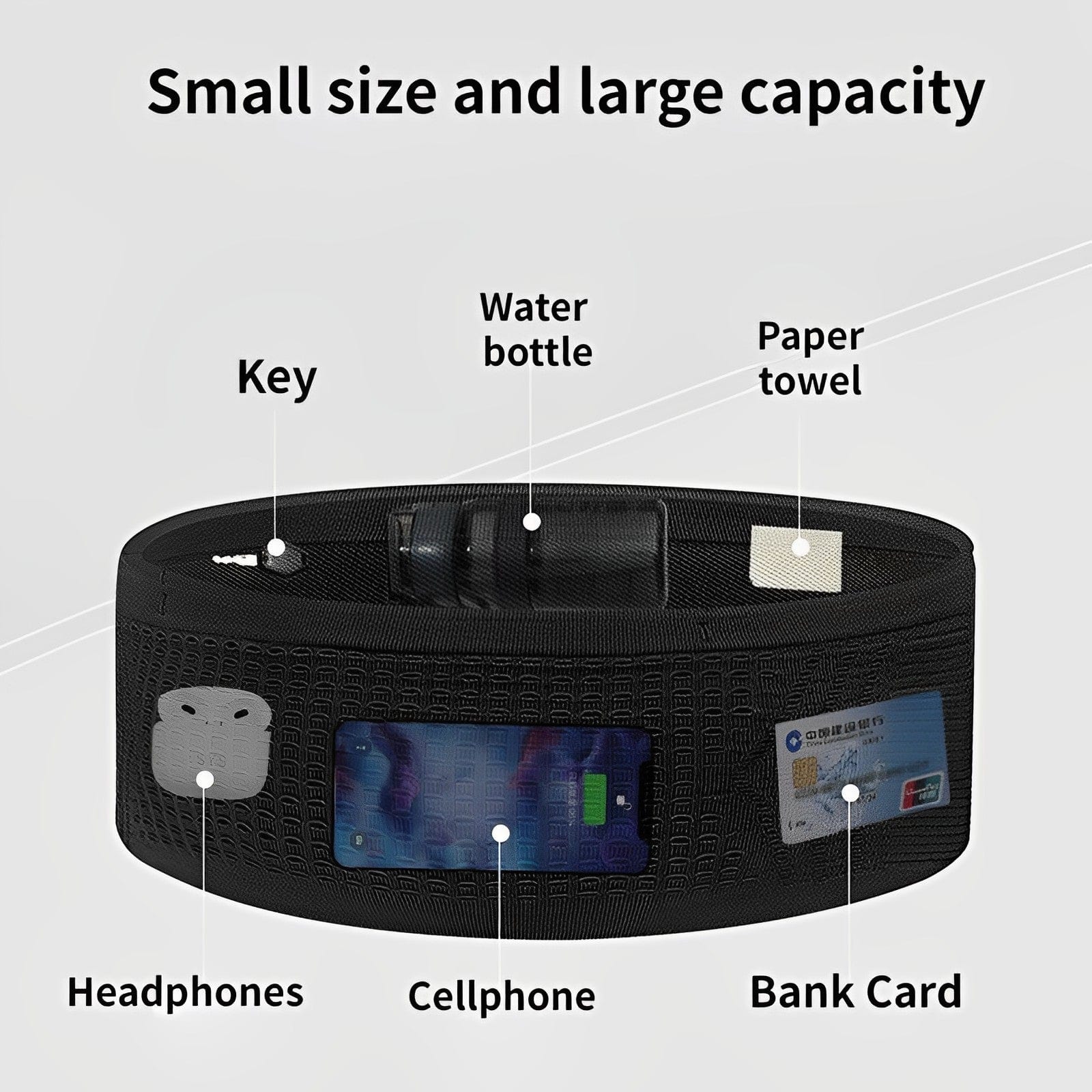 Multifunctional Breathable Invisible Running Waist Bag - ALLRJ