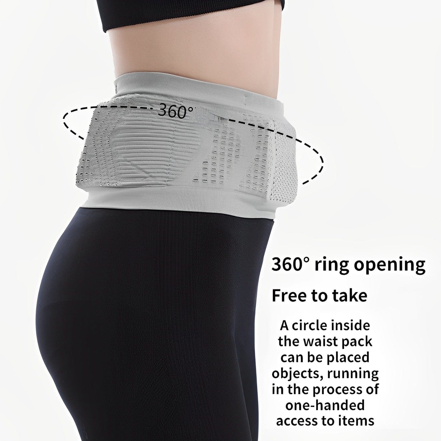Multifunctional Breathable Invisible Running Waist Bag - ALLRJ