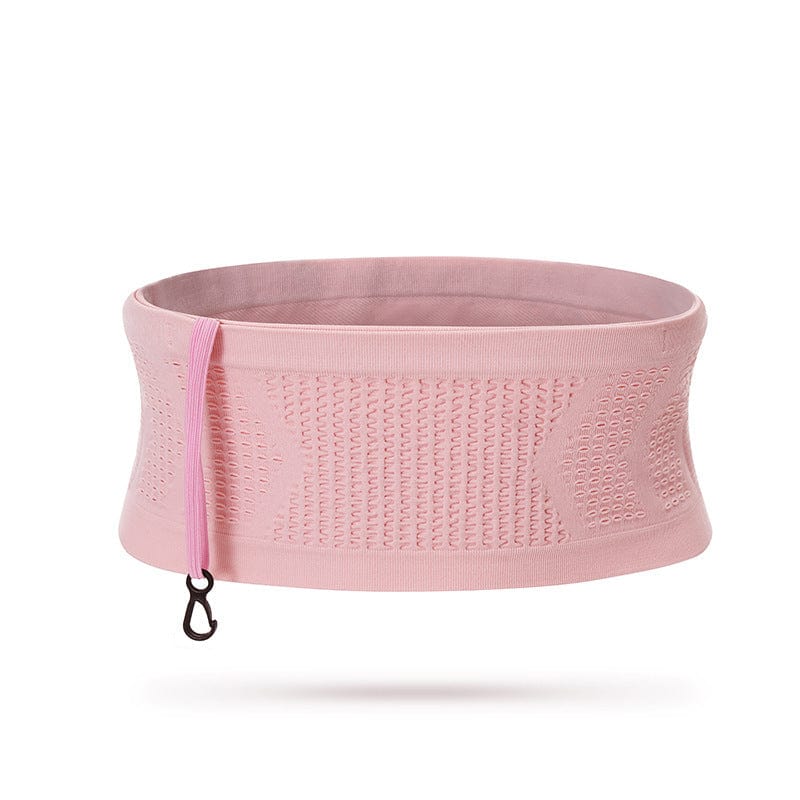 ALLRJ Elastic Waist Pack Pink / L High-stretch Large Capacity Sports Multifunctional Security Breathable Corset Portable Gym Loose Elastic Waist Pack Invisible Fitness