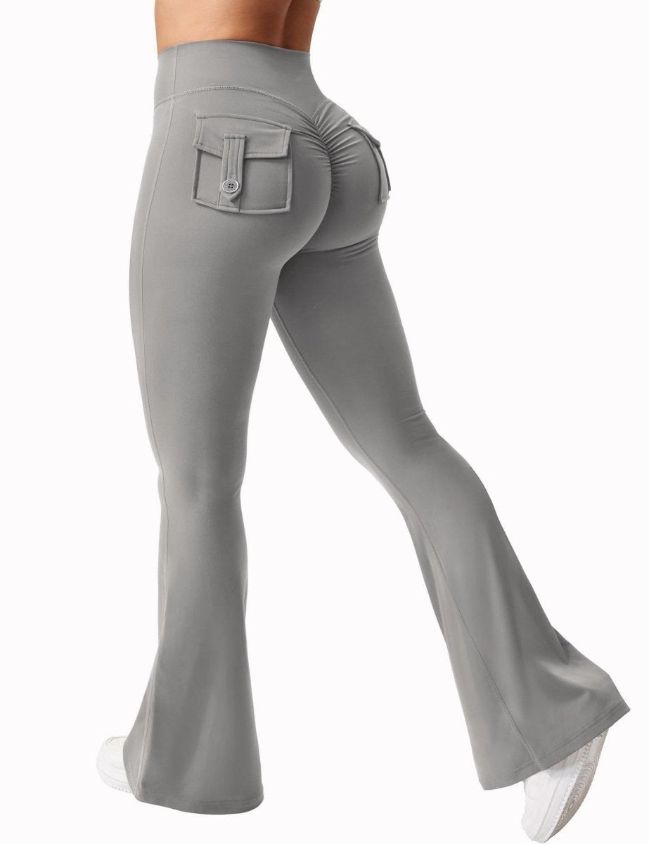 Allrj Flaired Pocket Leggings - ALLRJ