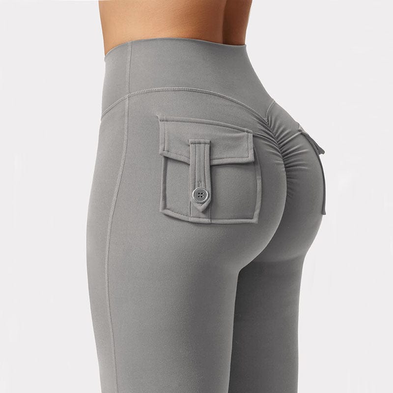 Allrj Flaired Pocket Leggings - ALLRJ
