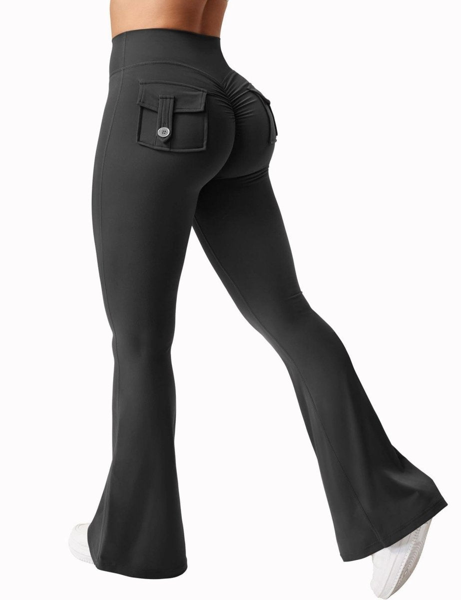 Allrj Flaired Pocket Leggings - ALLRJ