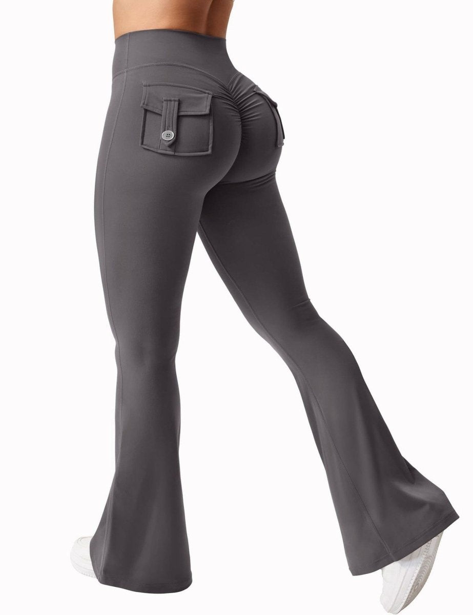 Allrj Flaired Pocket Leggings - ALLRJ