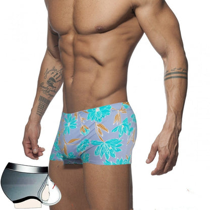 Low Waist Print Swim Shorts - ALLRJ