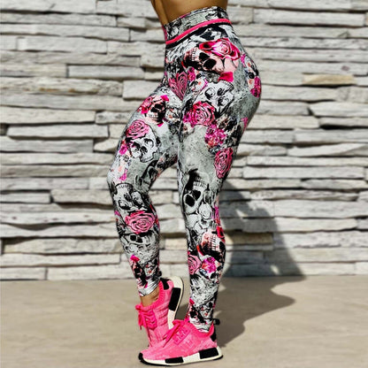 Jacquard Wild Skull legging - ALLRJ