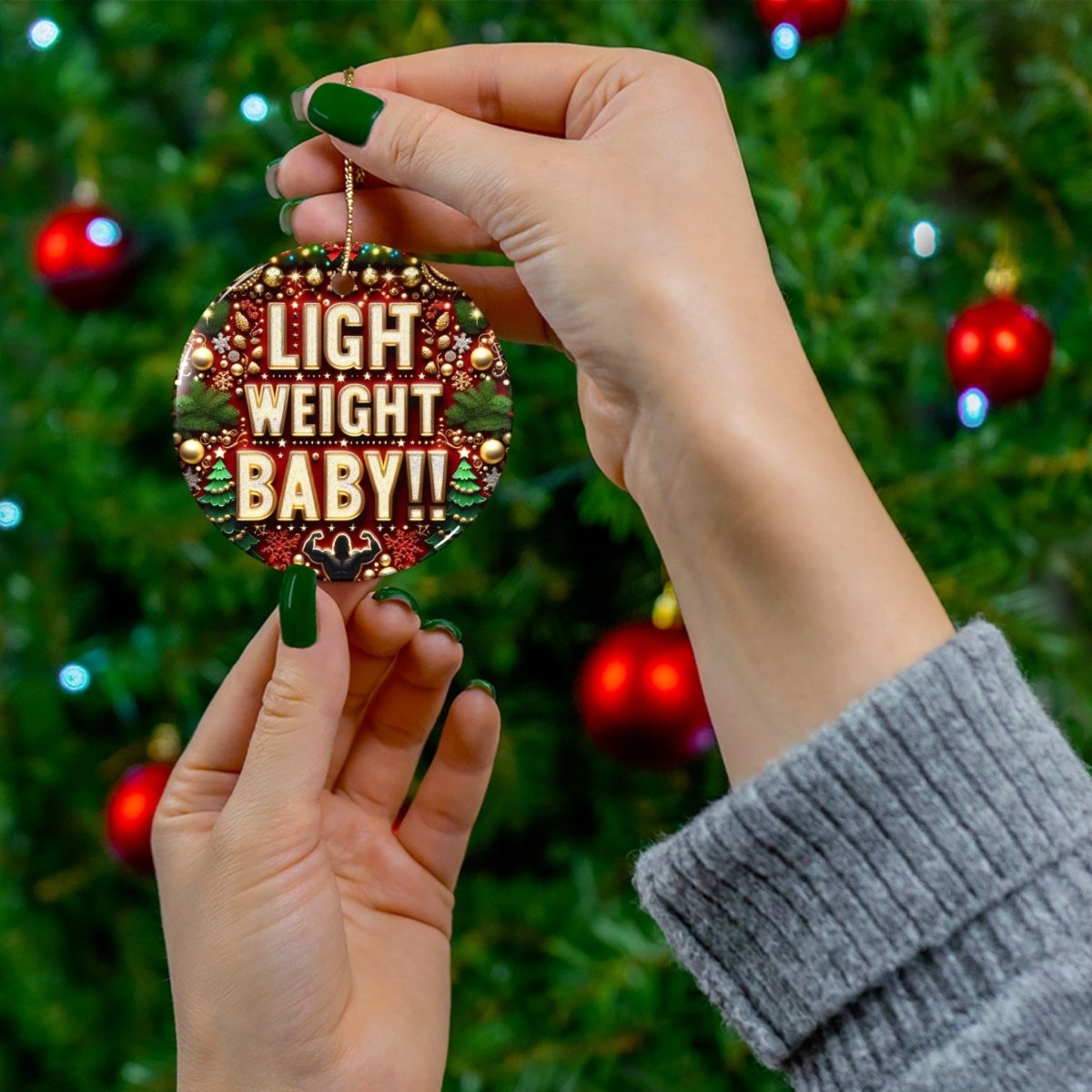 Allrj Light Weight Baby Ceramic Ornament - ALLRJ