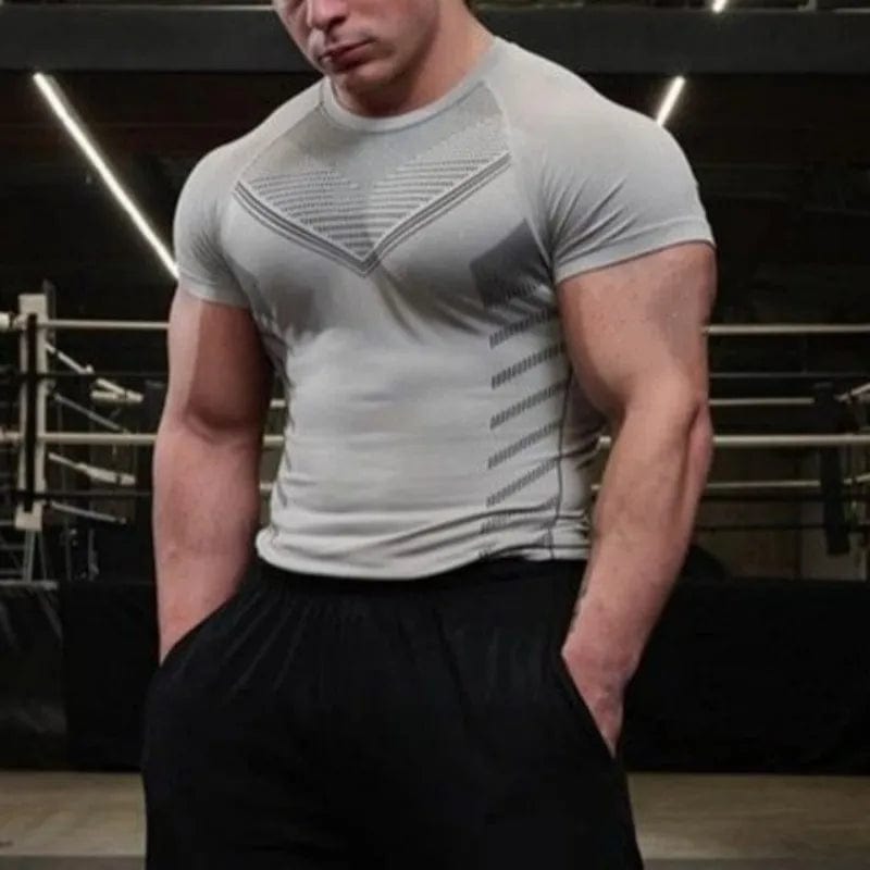 Allrj long sleeve shirt Light grey / M PowerFlex Muscle. Shirt