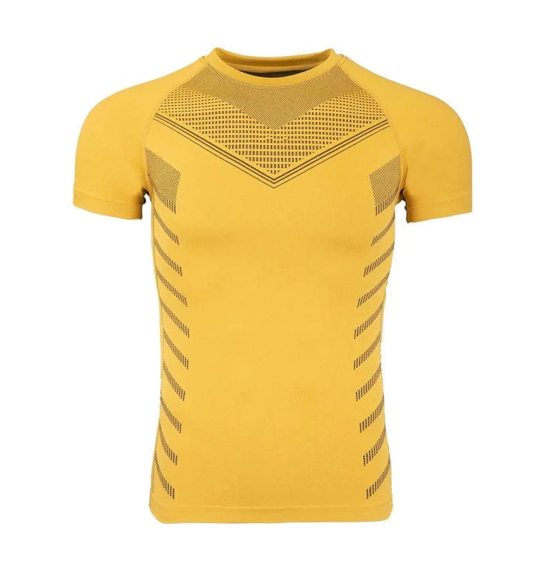 Allrj long sleeve shirt Yellow / M PowerFlex Muscle. Shirt