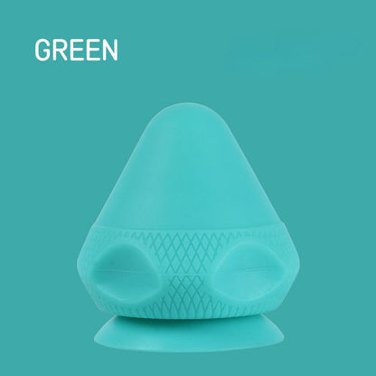 ALLRJ Massager Green Silicone Massage Cone Solid Adsorption Ball Psoas Thoracic Spine Back Scapula Foot Yoga Muscle Releas Deep Tissue Massage Ball For Pain Relief - Multifunctional Muscle Massager For Back, Arm, And Foot