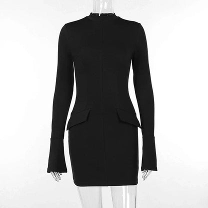 ALLRJ MAXI DRESS Black / L Maxi Glam Mini Dress