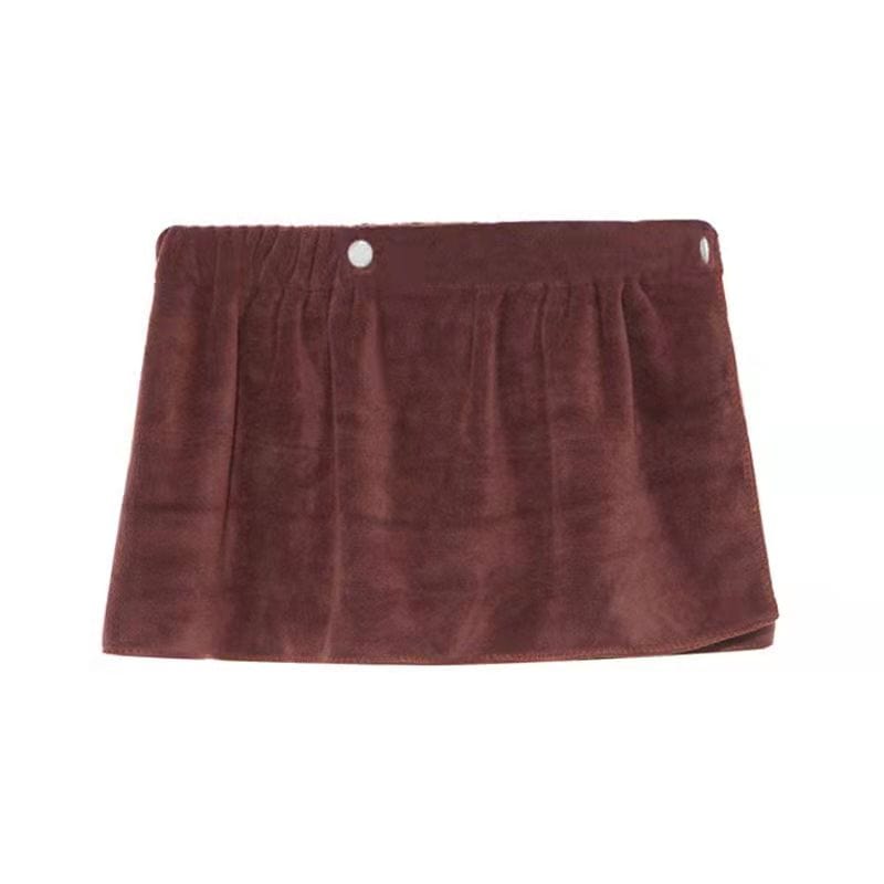 ALLRJ Men's Gym bathroom towel Coffee / One size Men's Short Bath Towel Shorts