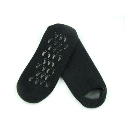 ALLRJ Moisturizing socks Black Gel Socks Essential Oil Moisturizing Gel Socks Foot Mask Anti-crack Socks