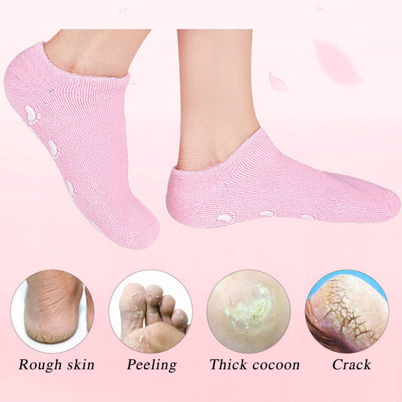ALLRJ Moisturizing socks Essential Oil Moisturizing Gel Socks Foot Mask Anti-crack Socks