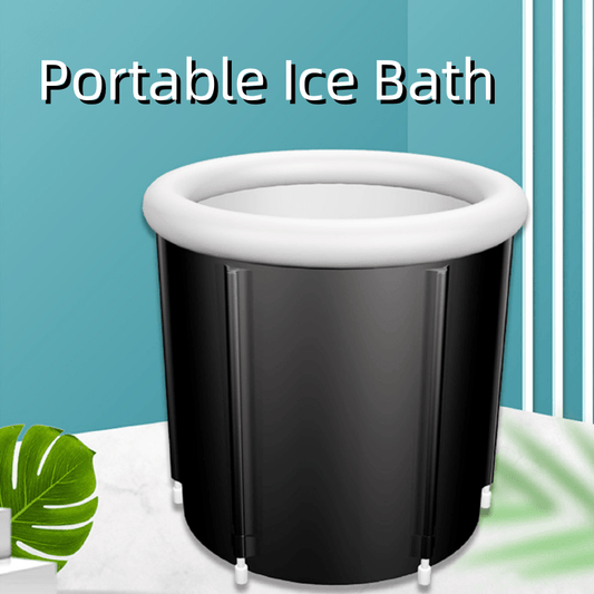 ALLRJ PORTABLE ICE BATH Portable Ice Baths Inflatable Air Ring PVC Bath Bath Household Bath Tub Holder Foldable Bath Tub For Recovery Therapy Outdoor