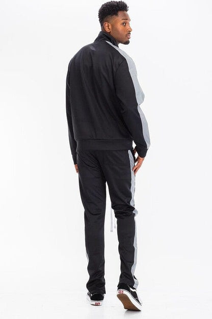 ALLRJ Reflective single stripe track suit - ALLRJ