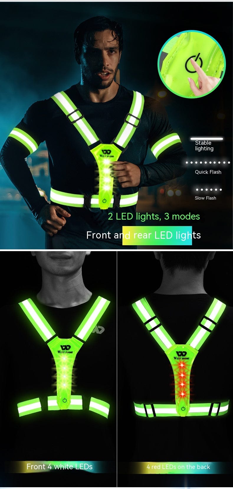 Reflecto running vest - ALLRJ