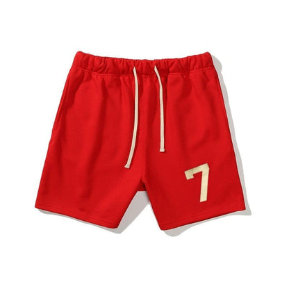 ALLRJ Shorts Red / 2XL Sports Gym Shorts Digital Drawstring