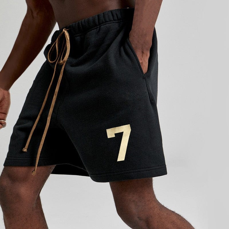 ALLRJ Shorts Sports Gym Shorts Digital Drawstring