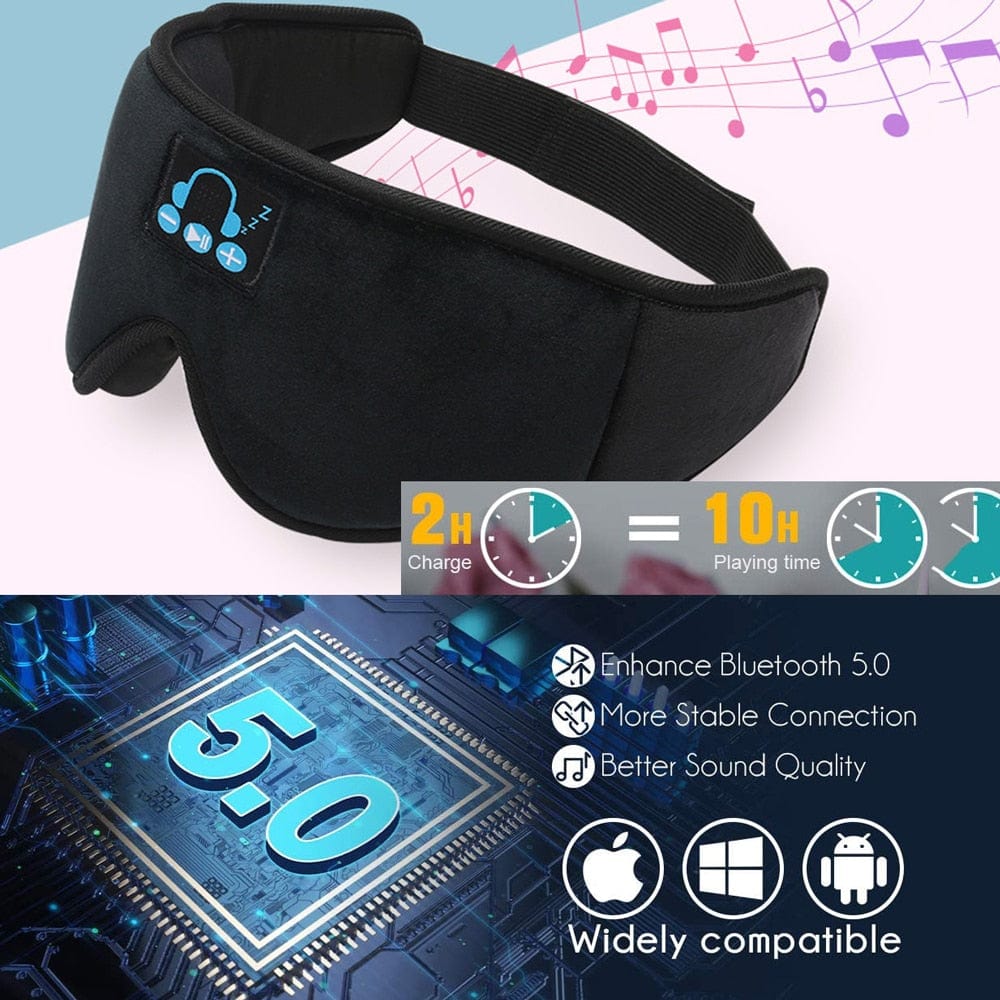 Allrj Smart Sleep Mask with Bluetooth 5.0 Audio - ALLRJ