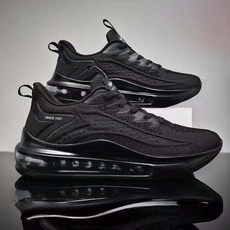 ALLRJ Sneakers Black / 39. Mesh Slip On Air Cushion Shoes Men's Sport Sneakers Height Increasing Fashion Casual Shoes