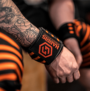 ALLRJ Sprain Wrist Guard Orange wristband 62cm Wristband Male Fitness Training Bench Press Boost Weightlifting Professional Powerlifting Bodybuilding Anti-Sprain Wrist Guard