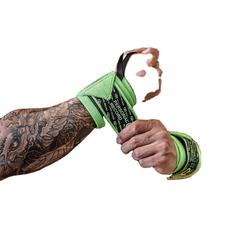 ALLRJ Sprain Wrist Guard Wristband Male Fitness Training Bench Press Boost Weightlifting Professional Powerlifting Bodybuilding Anti-Sprain Wrist Guard