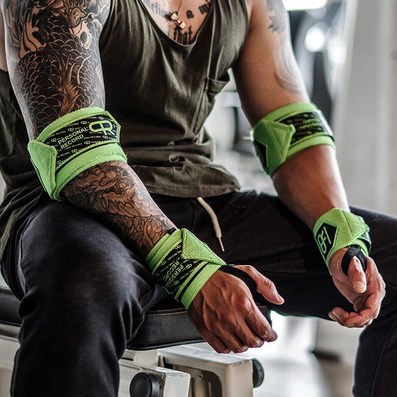 ALLRJ Sprain Wrist Guard Wristband Male Fitness Training Bench Press Boost Weightlifting Professional Powerlifting Bodybuilding Anti-Sprain Wrist Guard