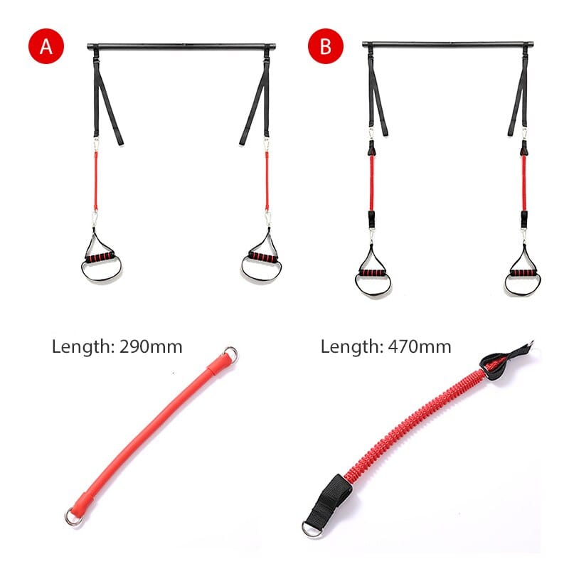 Allrj Super resistance bands Allrj Pro Tension Bar With Resistance Bands