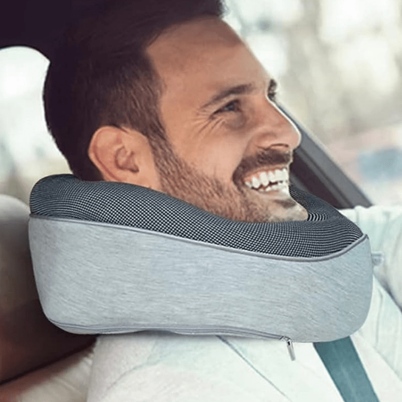 ALLRJ Travel Neck Pillow Non-Deformed Airplane Pillow Travel Neck Cushion Durable U-Shaped Travel Memory Cotton Nap Neck Pillow
