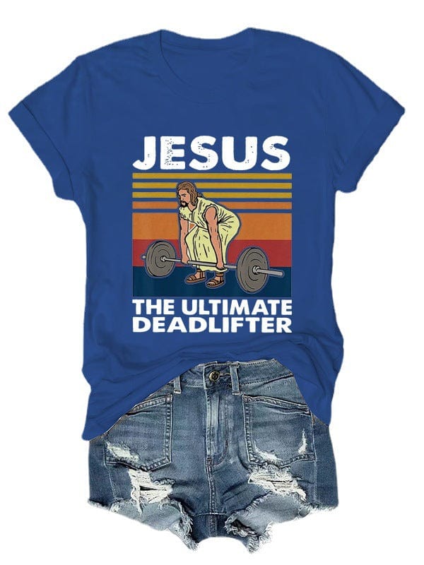 ALLRJ tshirts JESUS Printed Women's T-shirt