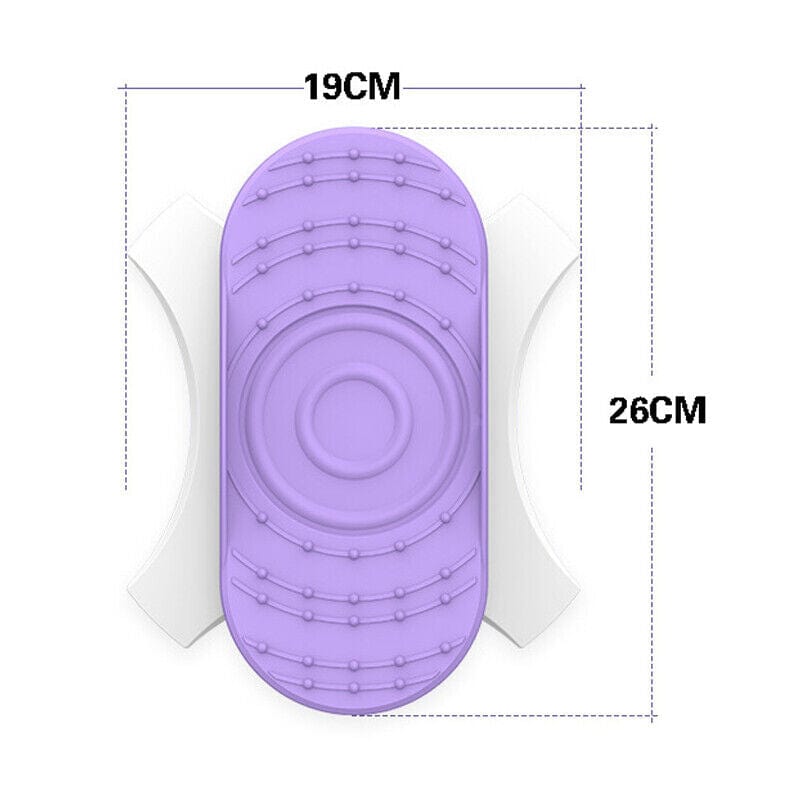 ALLRJ twist board Purple 2pcs Twist Waist Disc Board Twister Aerobic Exercise Foot Massage Fitness Trainer