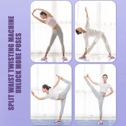 ALLRJ twist board Purple 2pcs Twist Waist Disc Board Twister Aerobic Exercise Foot Massage Fitness Trainer