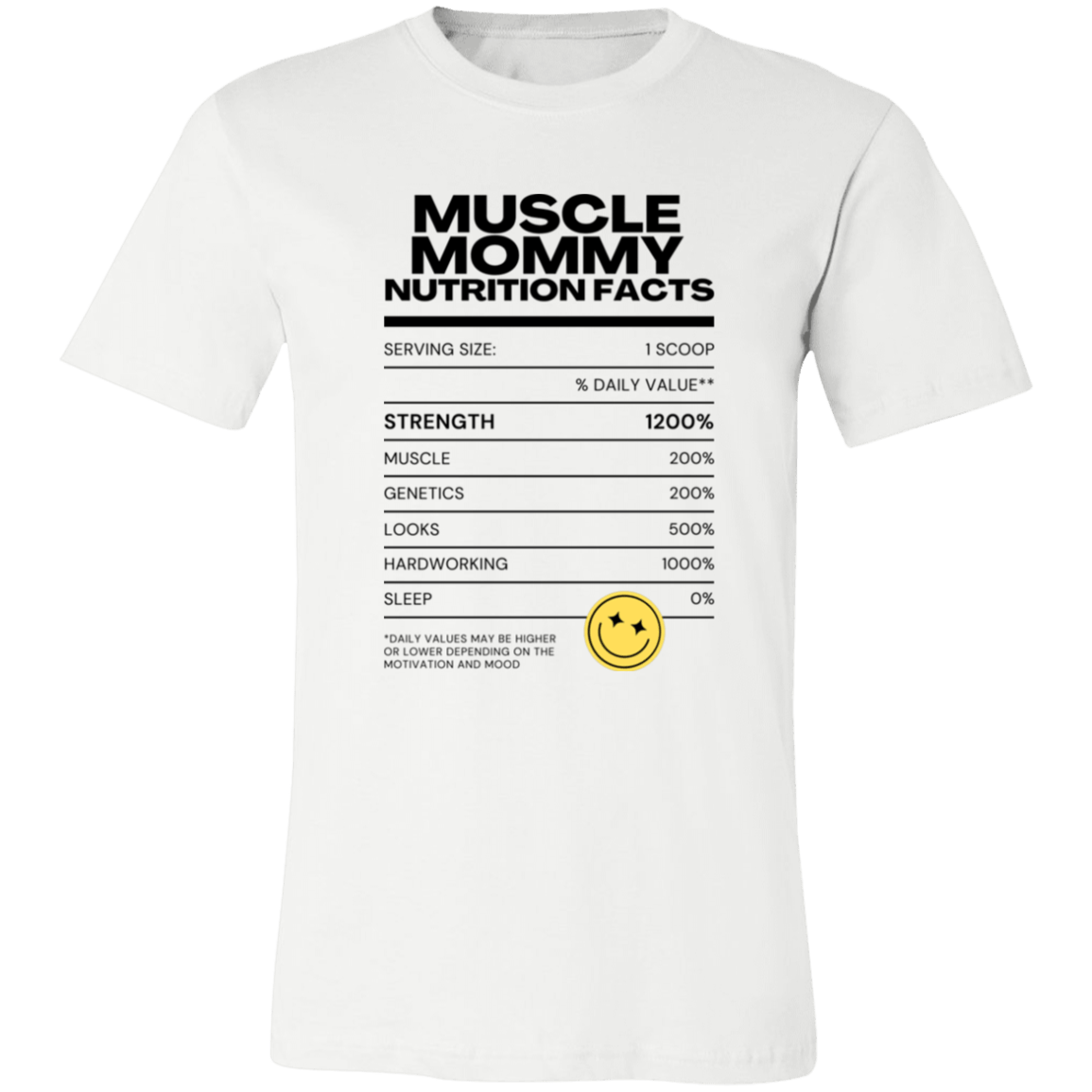 CustomCat T-Shirts White / X-Small Allrj Muscle mommy ingredients shirt