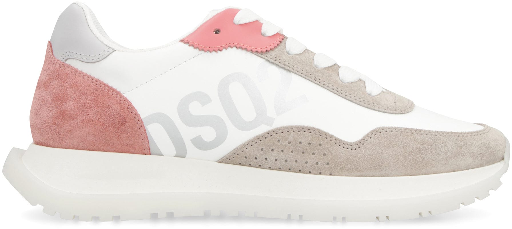RUNNING LEATHER LOW-TOP SNEAKERS - ALLRJ