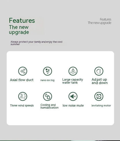 MistWhisper Super 2.0 Portable Mist Fan - ALLRJ