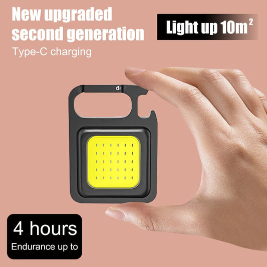 Multifunctional Glare Keychain with LED COB - ALLRJ